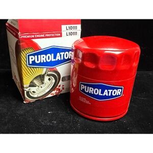 Purolator L10111 Premium Engine Protection Oil Filter Red Made in USA New
